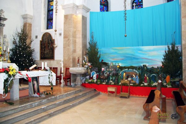 Jaslice u crkvi svetog Stjepana Prvomučenika